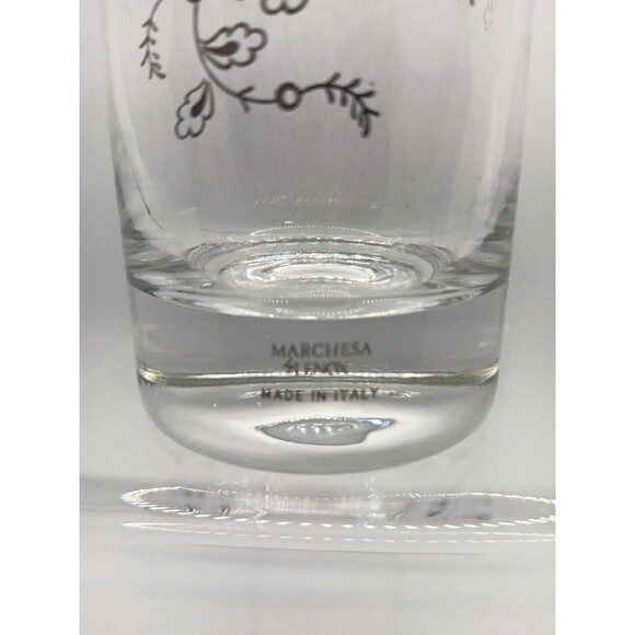 LENOX PAINTED MARCHESA HIGH BALL 6 1/8" X 2 3/4" MADE IN ITALY New Old Stock - Picture 3 of 6